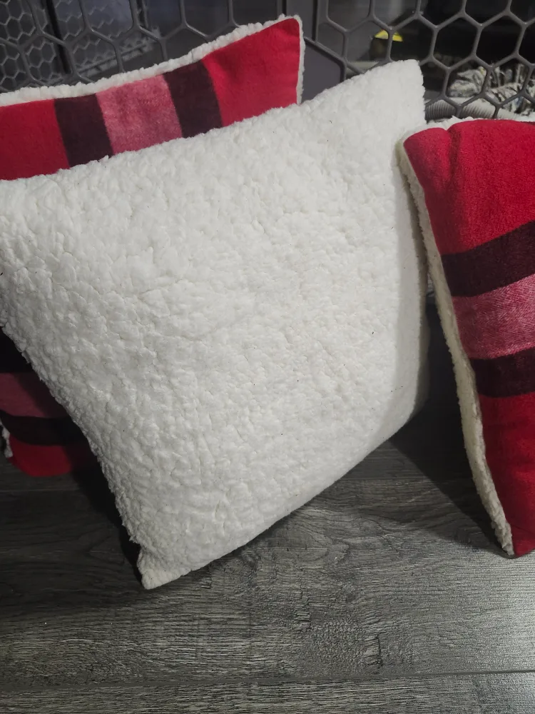 Set Of (4) New Decorative Throw Pillows image indicator(3)