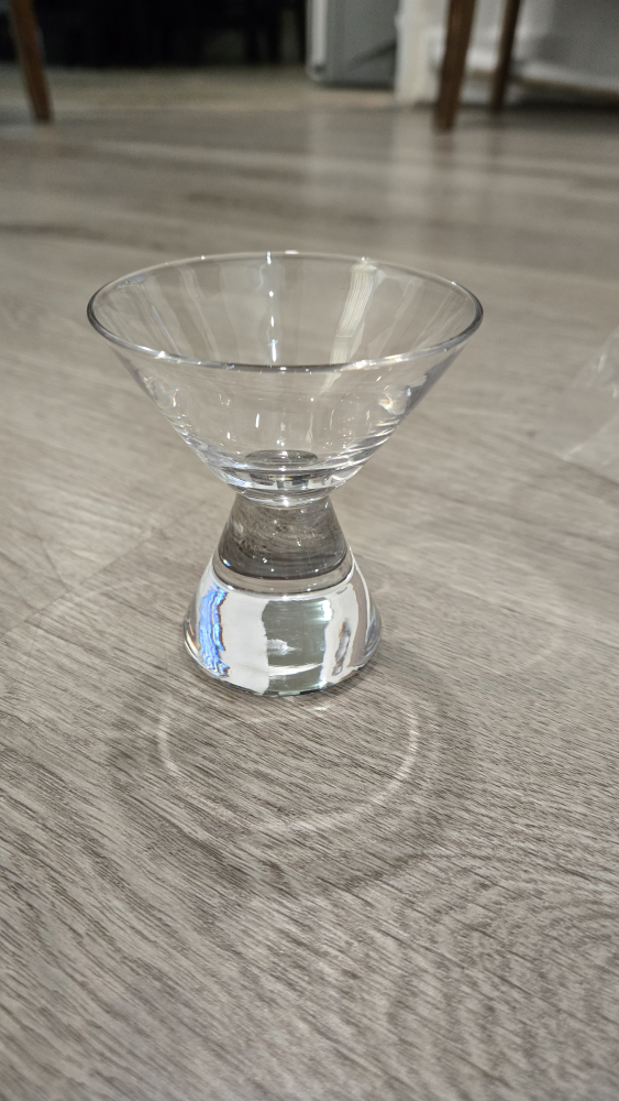 Set of 6 Vintage Martini Glasses
