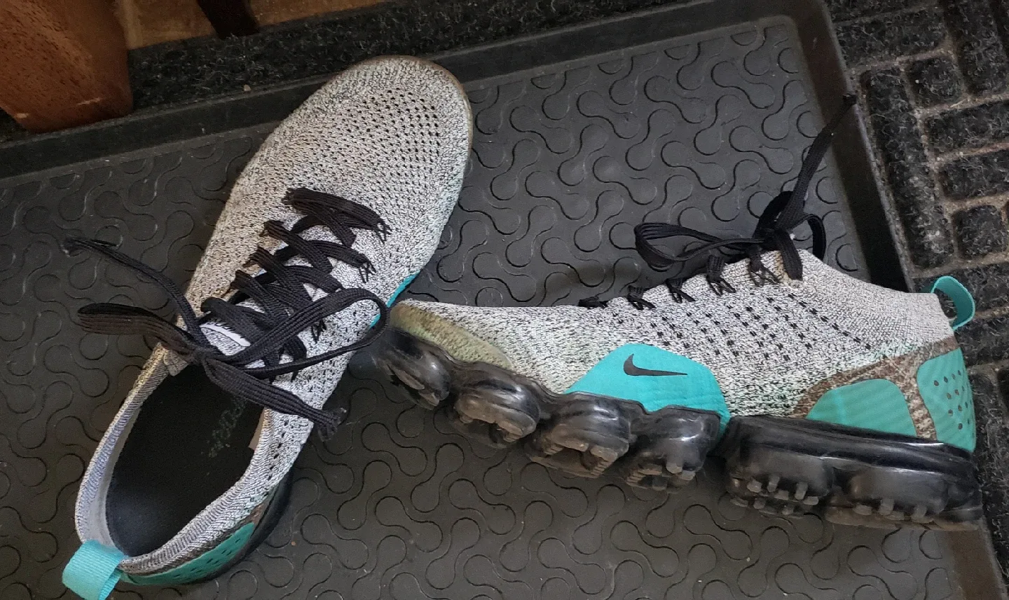 Nike Air VaporMax 2.0 Flyknit Grey/Teal image indicator(2)