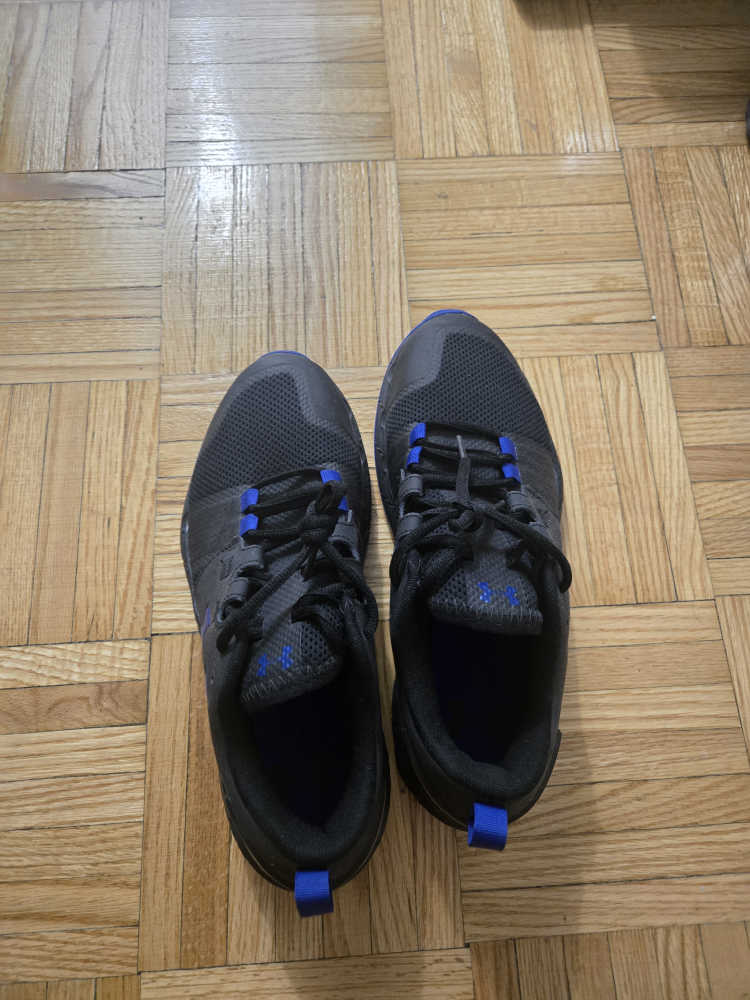 Never Worn  Under Armour Running Shoes - Blue and Black