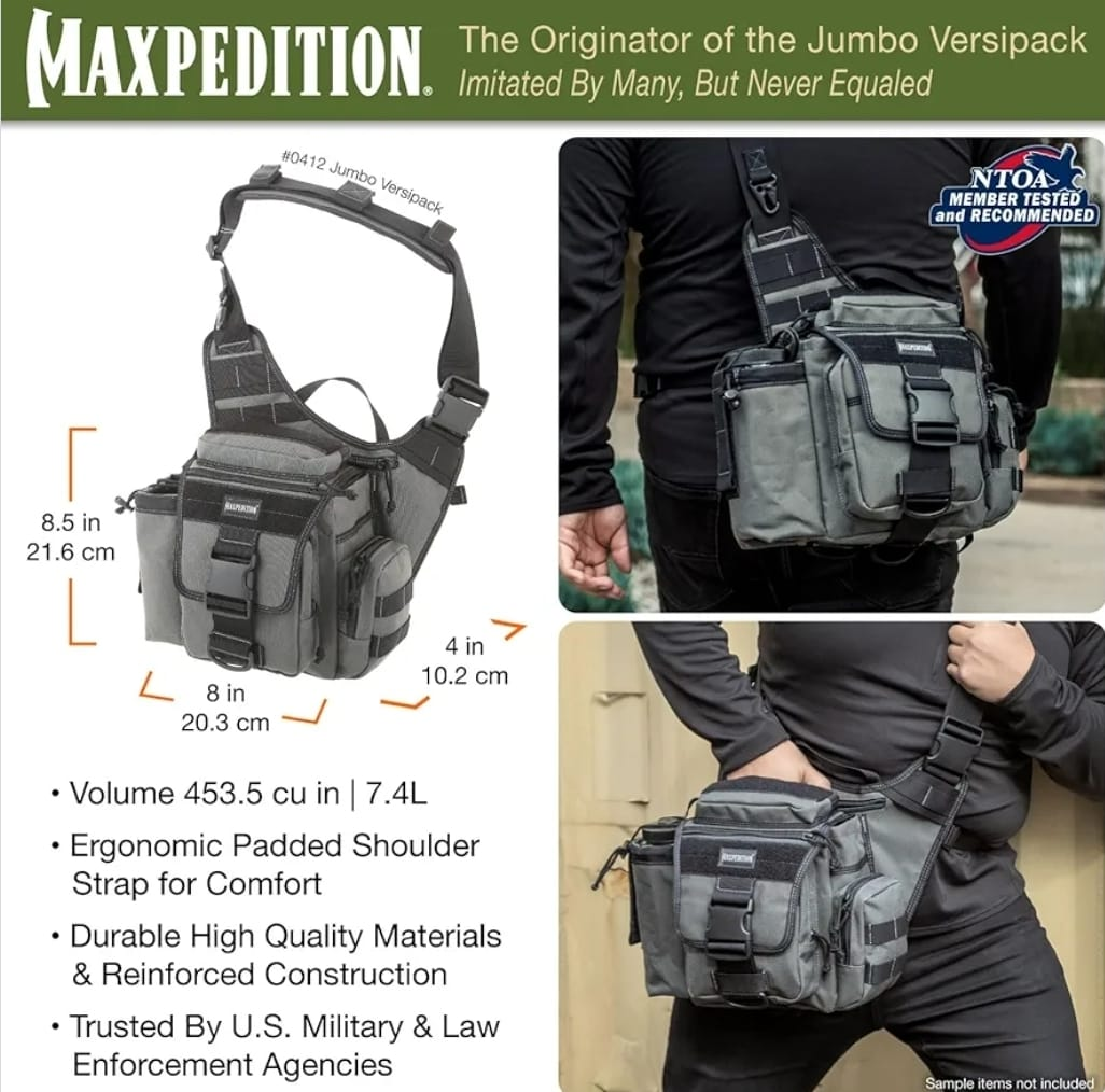 Maxpedition Jumbo Versipack Shoulder Bag - photo 5