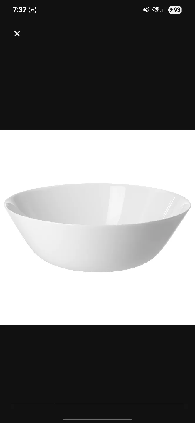 White Serving Bowl thumbnail