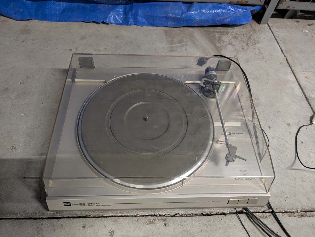 Turntable LP Vinyl Player Dual CS 616Q
