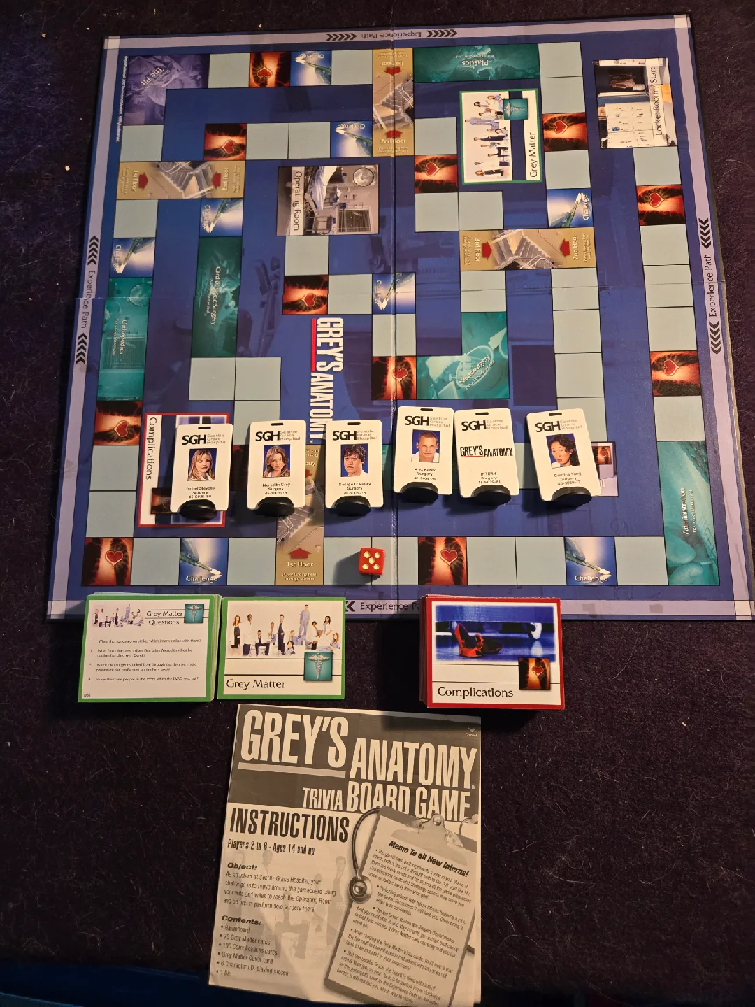 Grey's Anatomy Trivia Board Game image indicator(3)