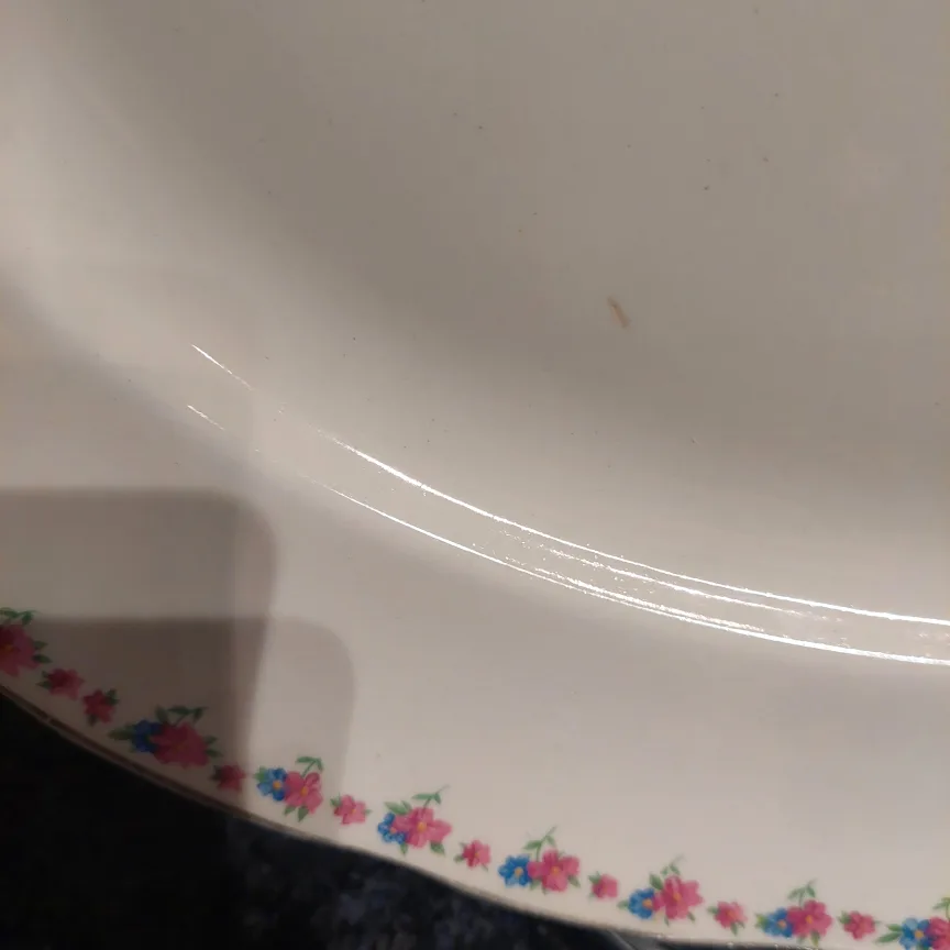 Floral Oval Serving Platter - 17-inch 🥕 image indicator(7)