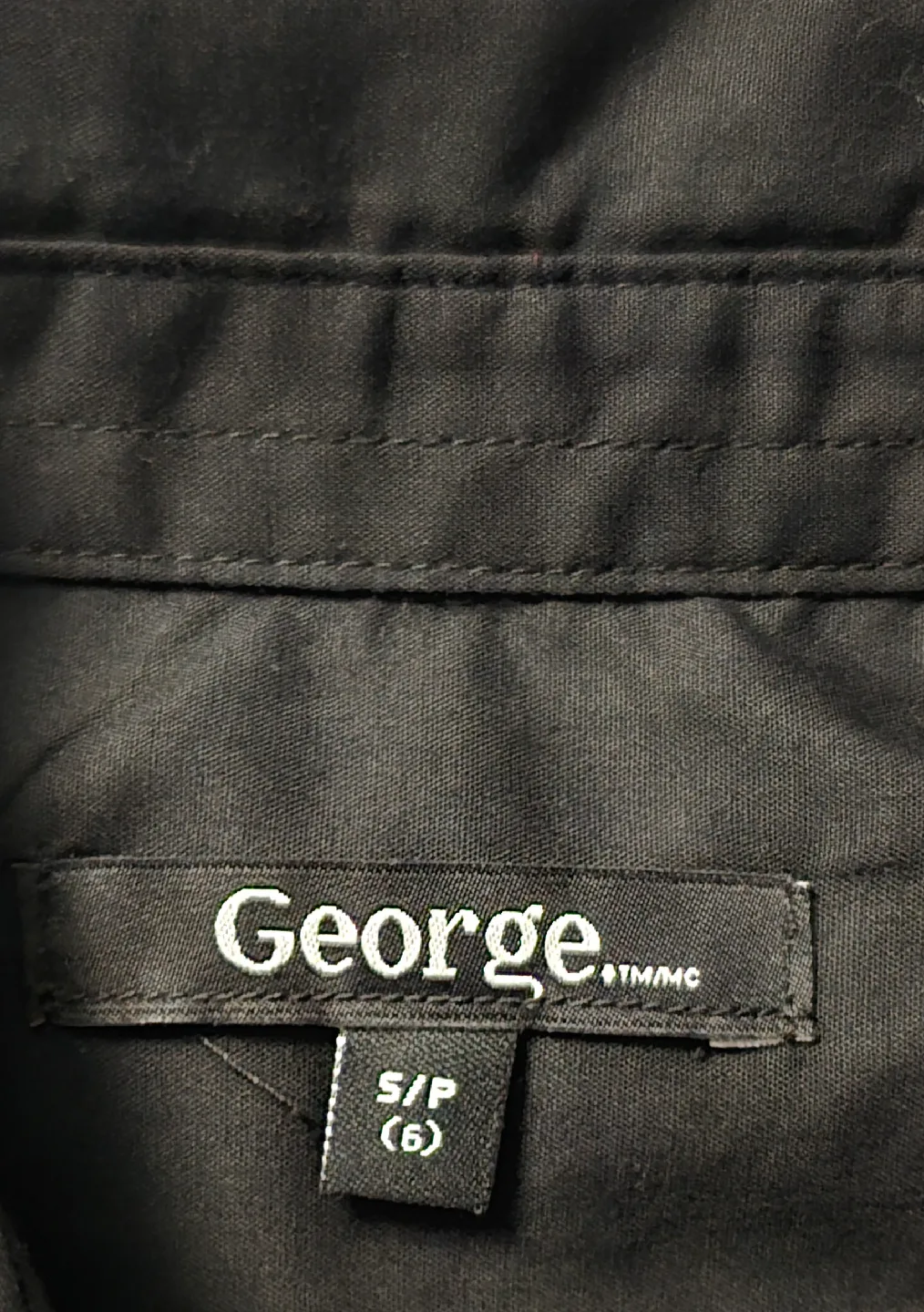 🥕 Boys George Black Dress Shirt! - Size 6 image indicator(8)