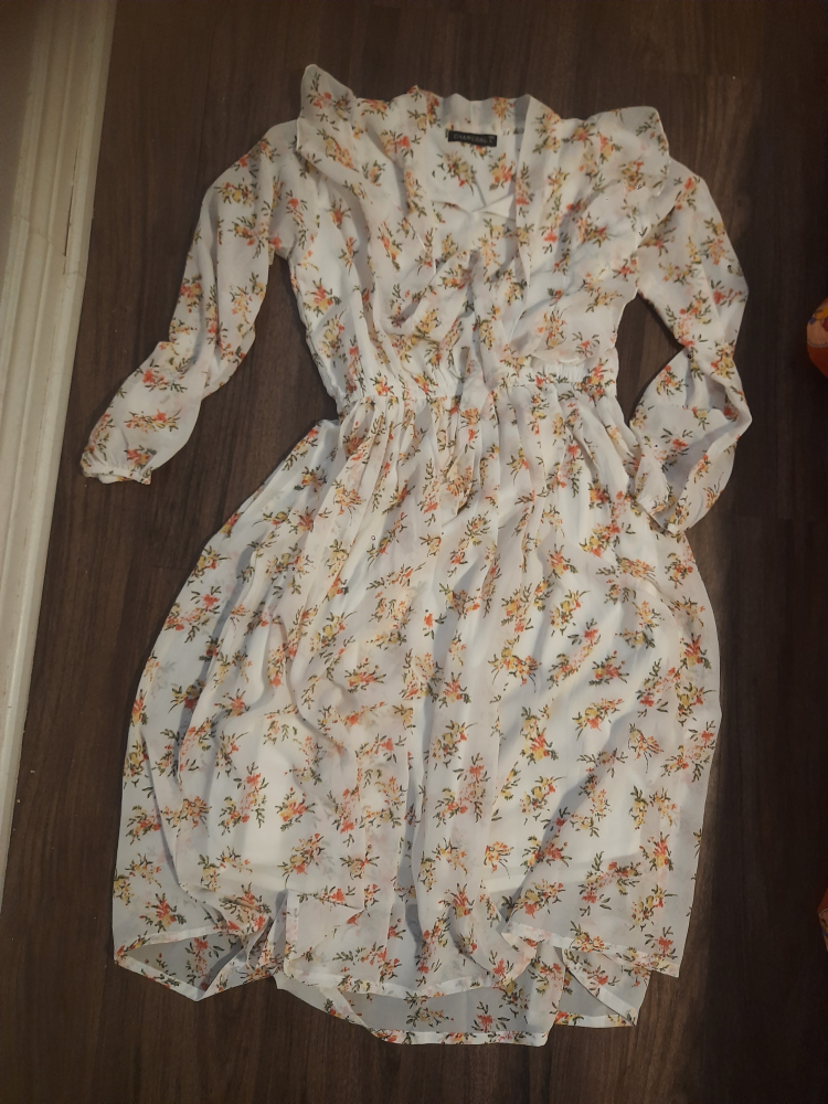 CHARMILY Floral Print Dress