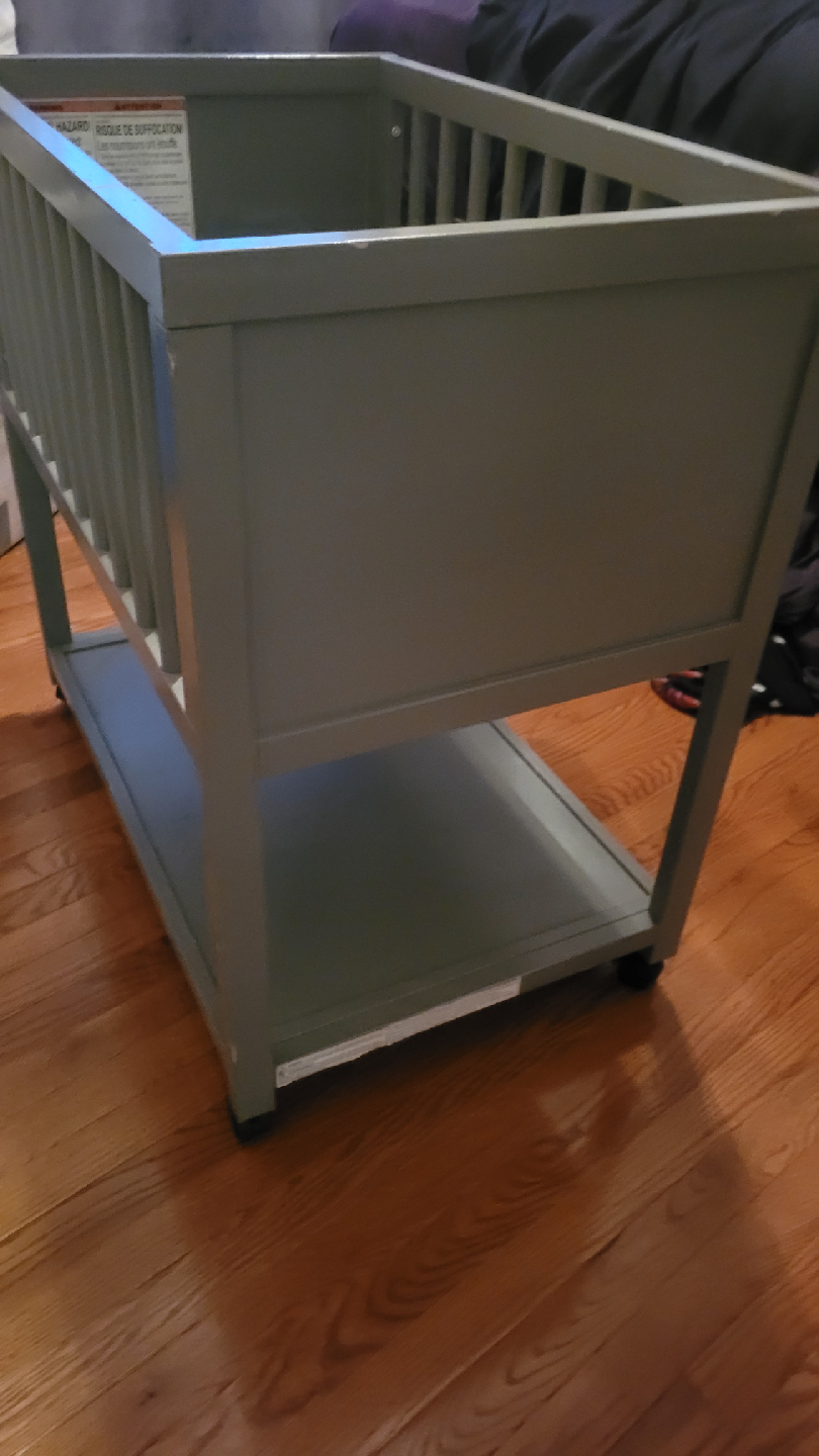 Bassinet with Wheels - Grey - photo 3