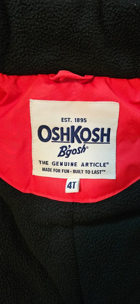 OshKosh B'gosh Red Winter Coat - Size 4T image indicator(2)