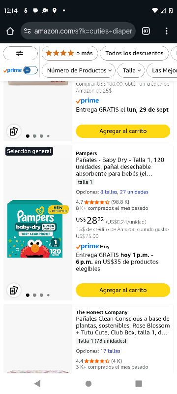 450 Size 1 Diapers - Many sealed packs different brands