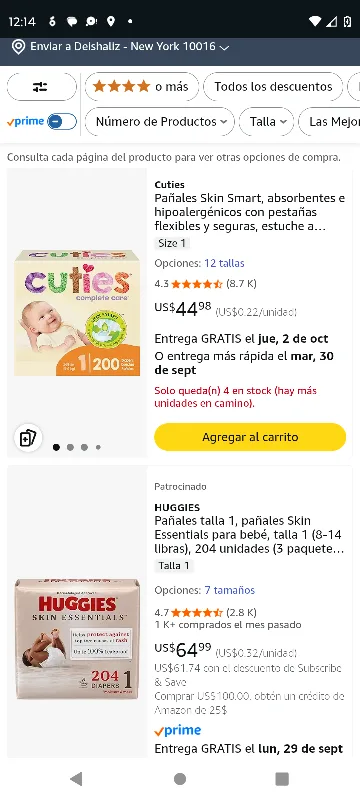 450 Size 1 Diapers - Many sealed packs different brands image indicator(2)