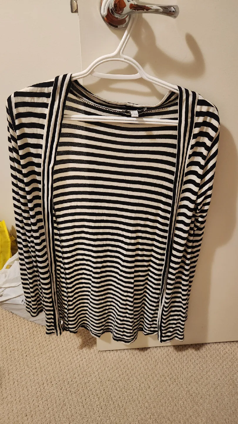 Cotton On Striped Cardigan - Size Small thumbnail