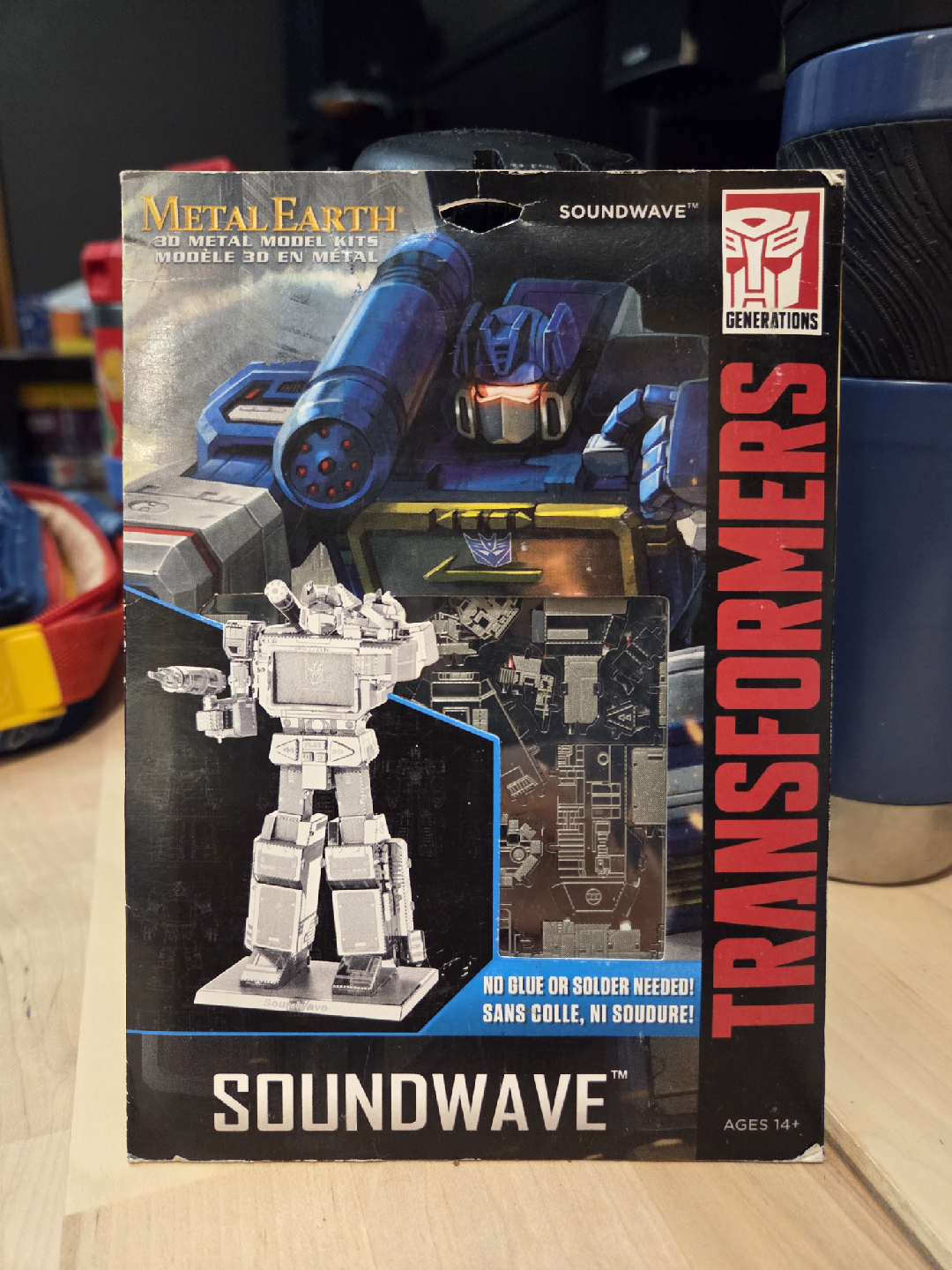Metal Earth Transformers Soundwave 3D Metal Model Kit