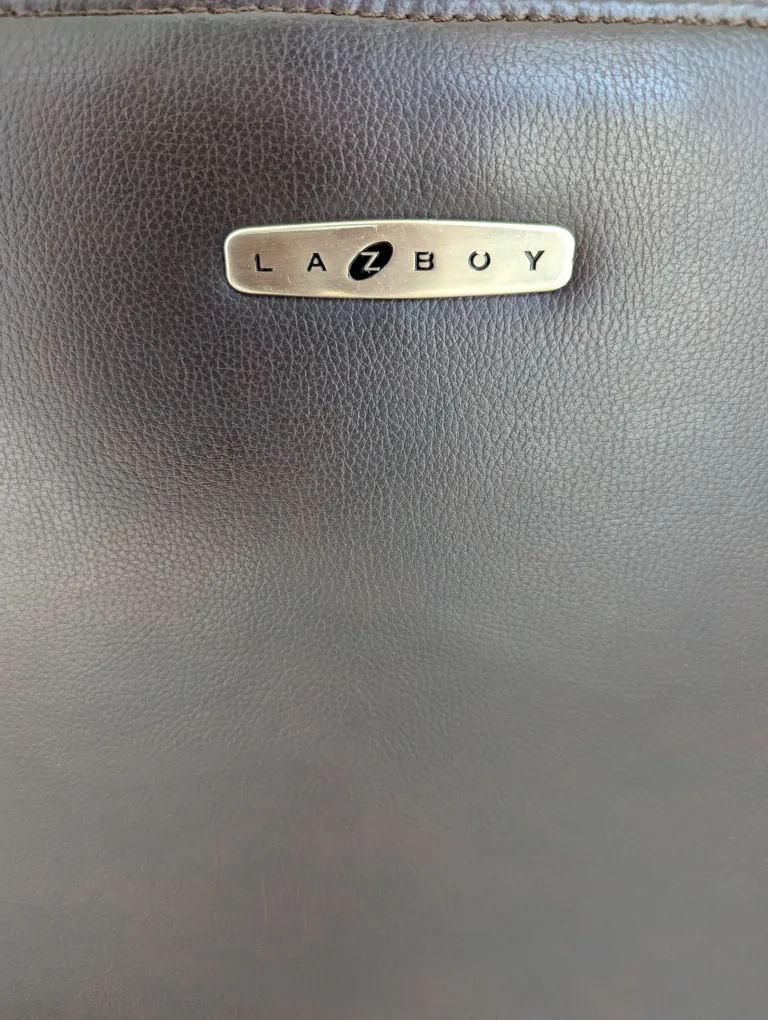 Lazy Boy Leather Recliner with Ottoman image indicator(2)