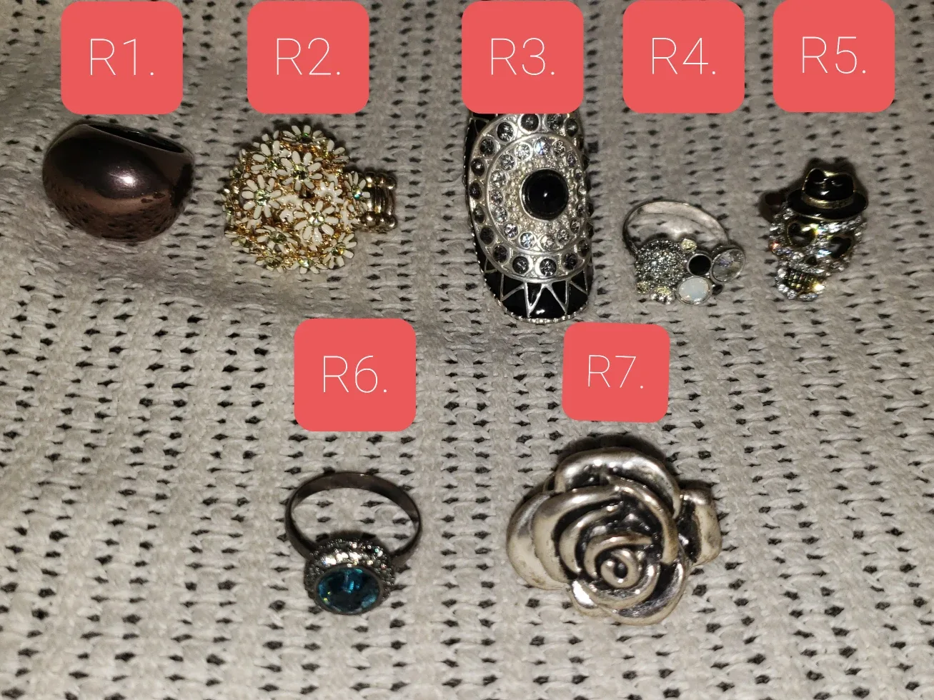 Costume Jewelry - Lot of 29 - Individual Pricing in Description thumbnail