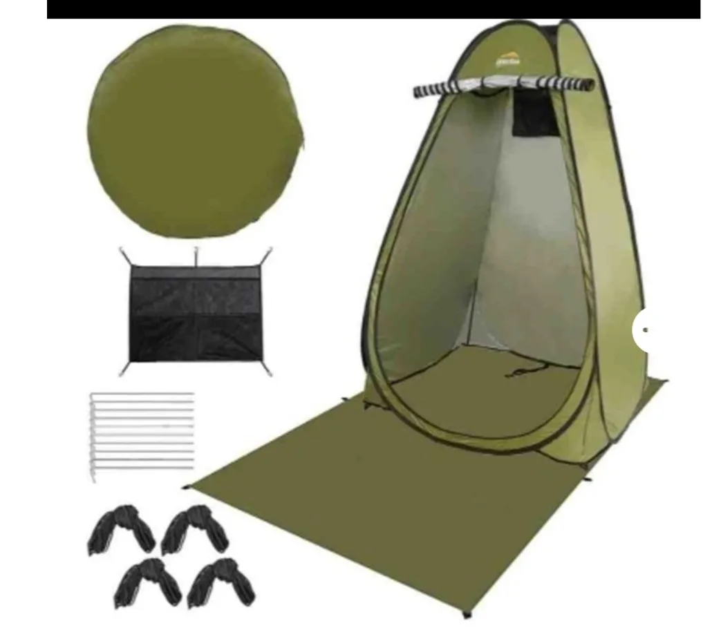 New Lenotos Pop Up Pod Privacy Shower Tent - Green thumbnail