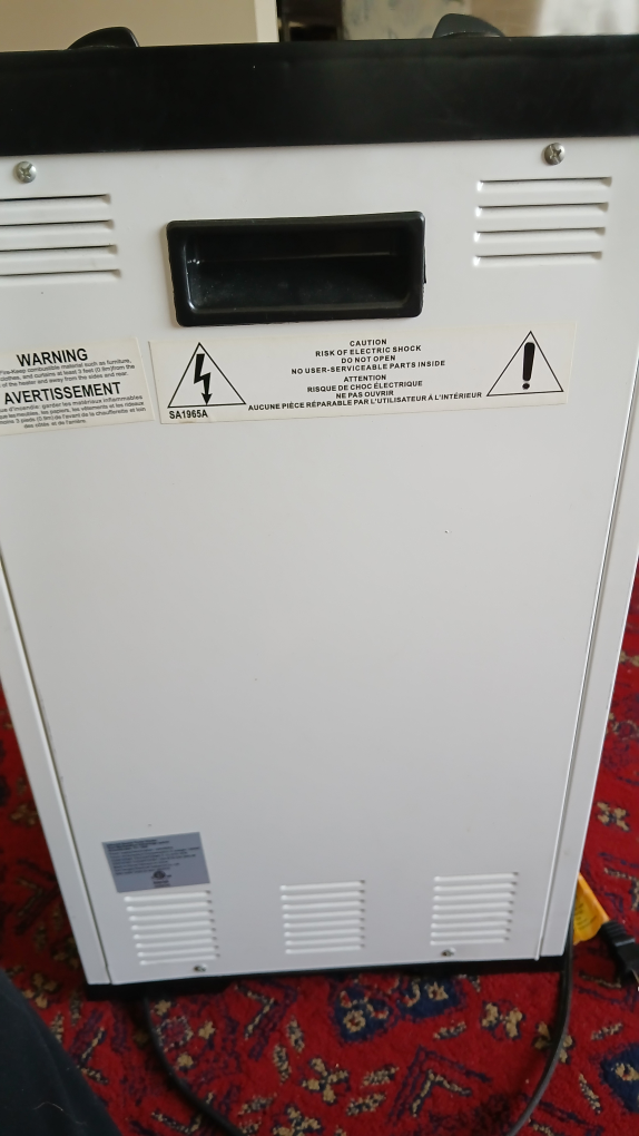 White Electric Space Heater - photo 3