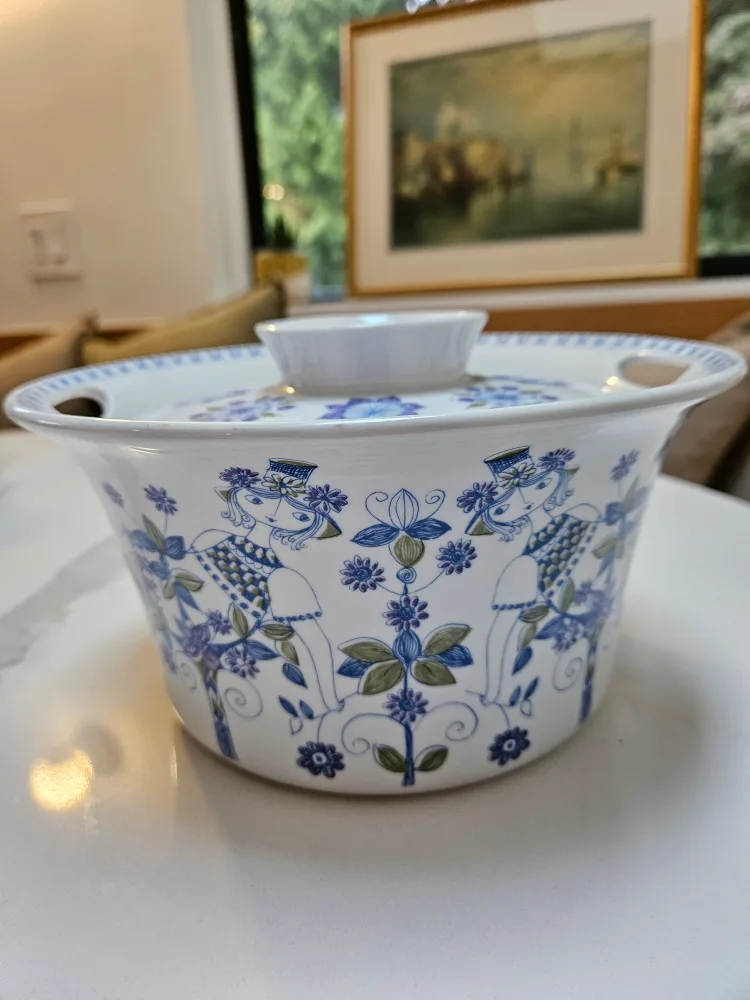 Vintage Figgjo Flint Norway Turi Lotte Design Casserole Dish image indicator(3)