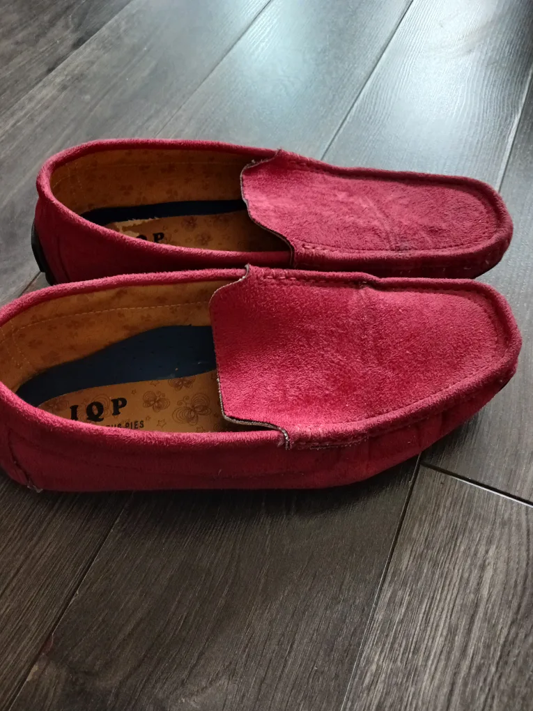 Red Suede Loafers - Size 40 image indicator(3)