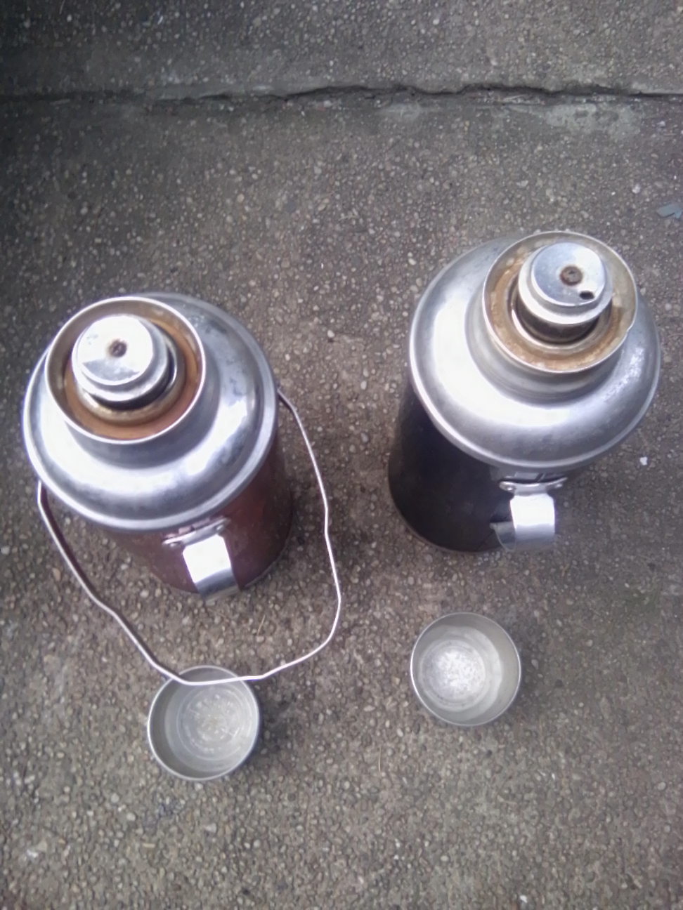 Vintage Thermos Set - Red & Blue - photo 3