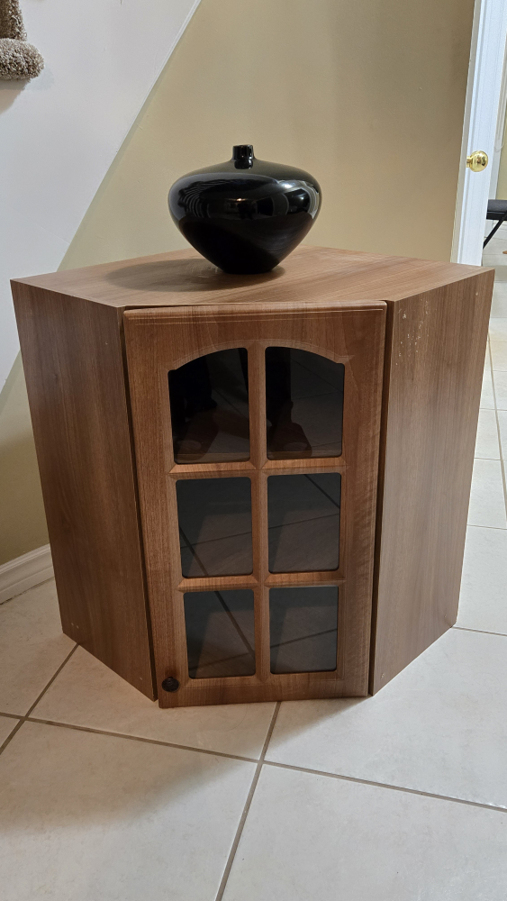 Corner storage cabinet - 3 levels