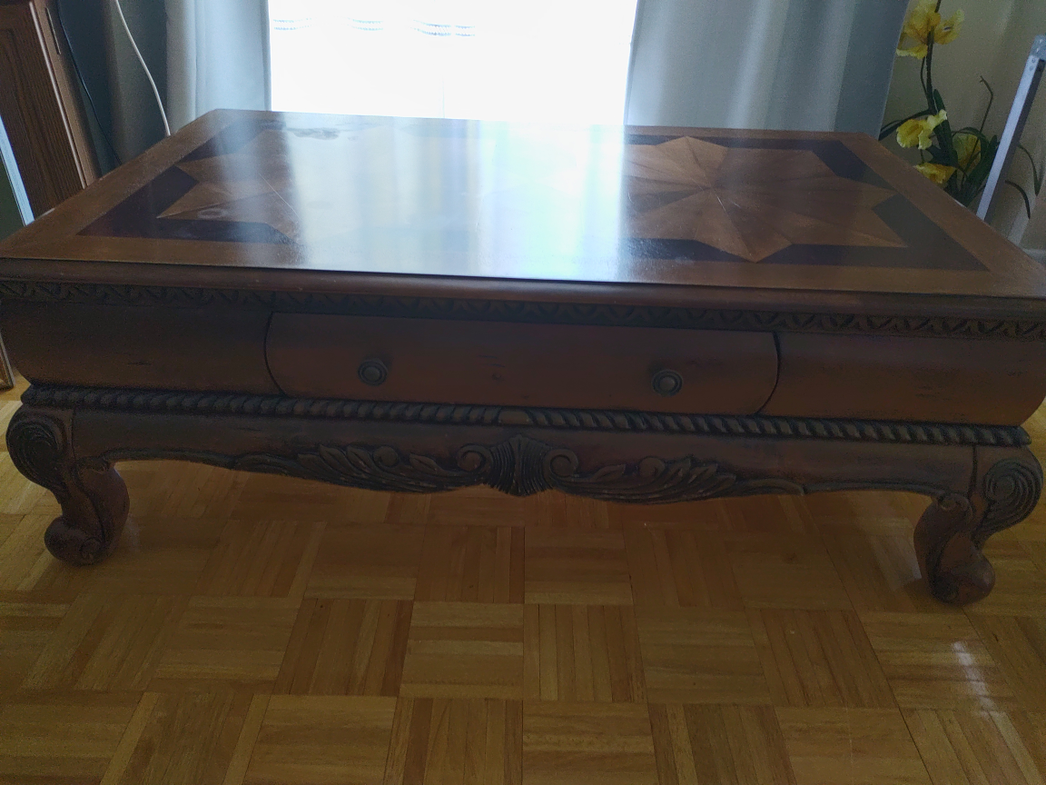 Vintage Wooden Coffee Table