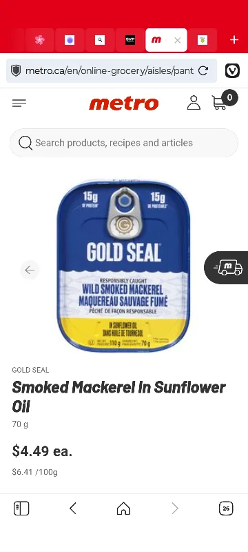 Gold Seal Wild Smoked Mackerel image indicator(2)