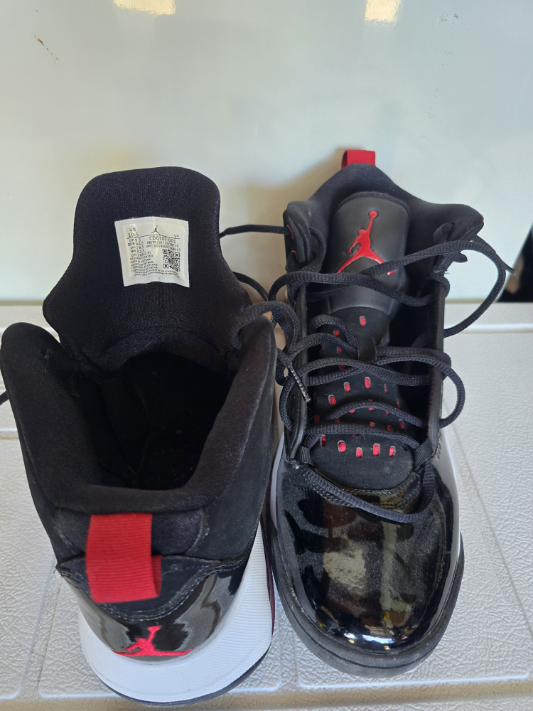 Jordan Lift Off Black & Red Shoes (Size 9.5)