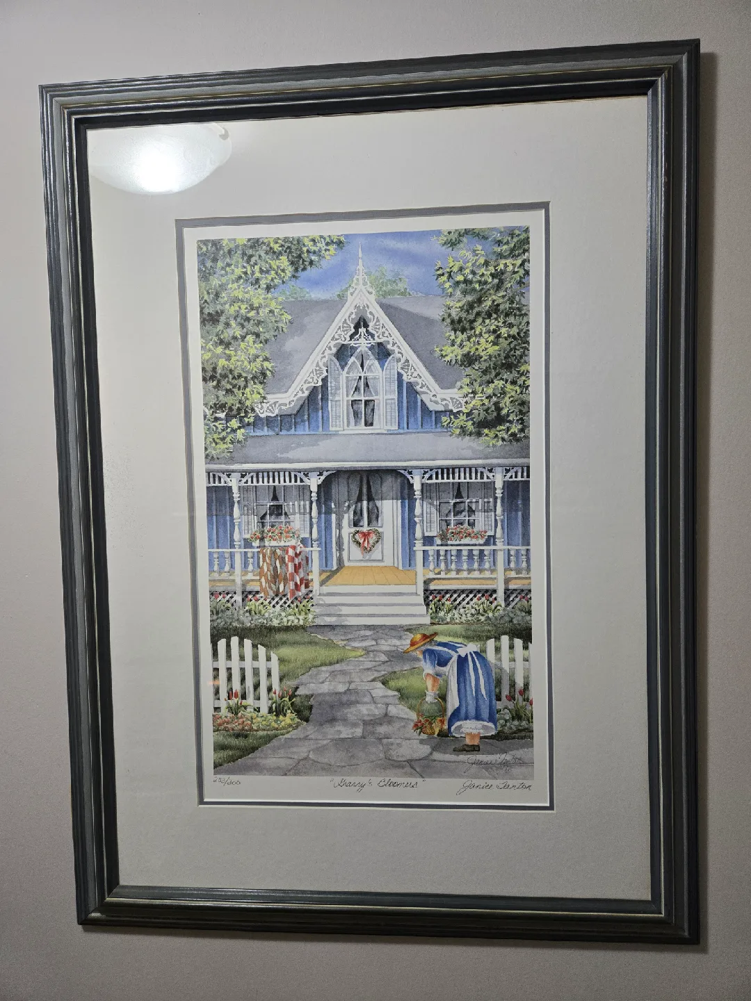 Janice Tanton "Granny's Bloomers" Framed Litho. image indicator(2)