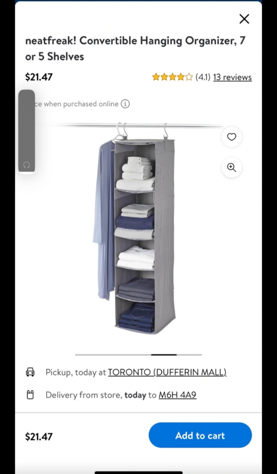 Neatfreak! Convertible Hanging Organizer