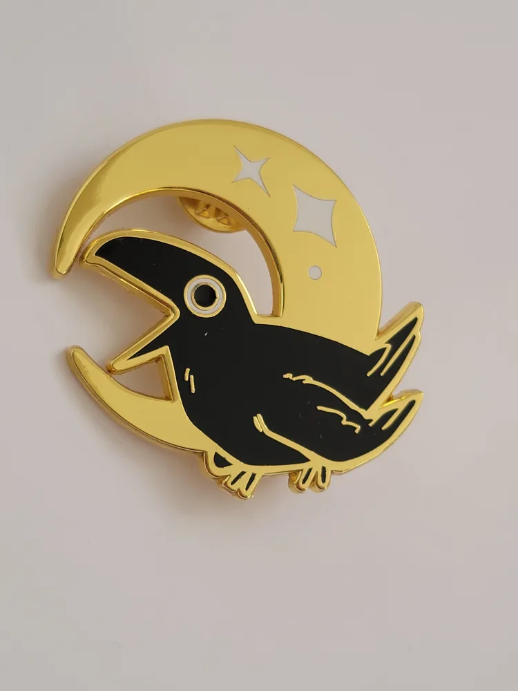 Sabtastic Enamel Pin Set - Crow & Skull image indicator(3)