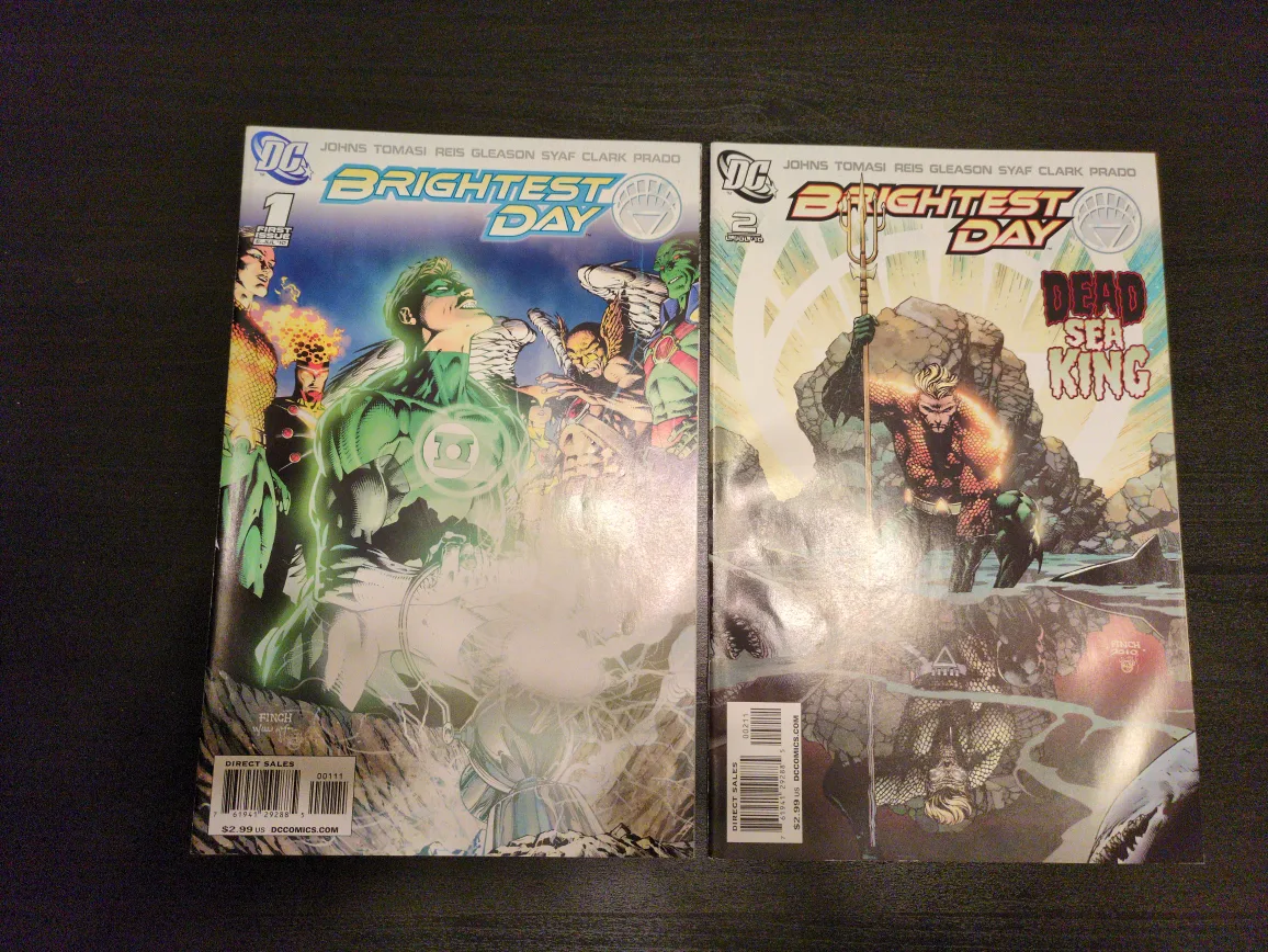 DC Brightest Day Comic Books thumbnail