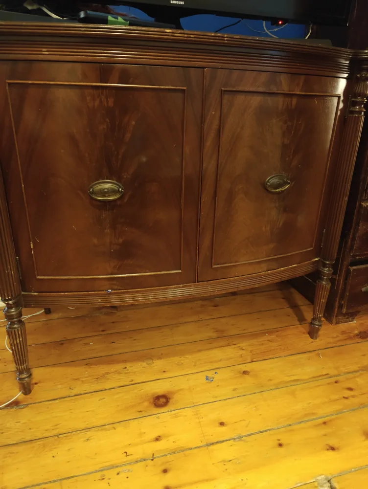 Antique Wood Cabinet image indicator(2)