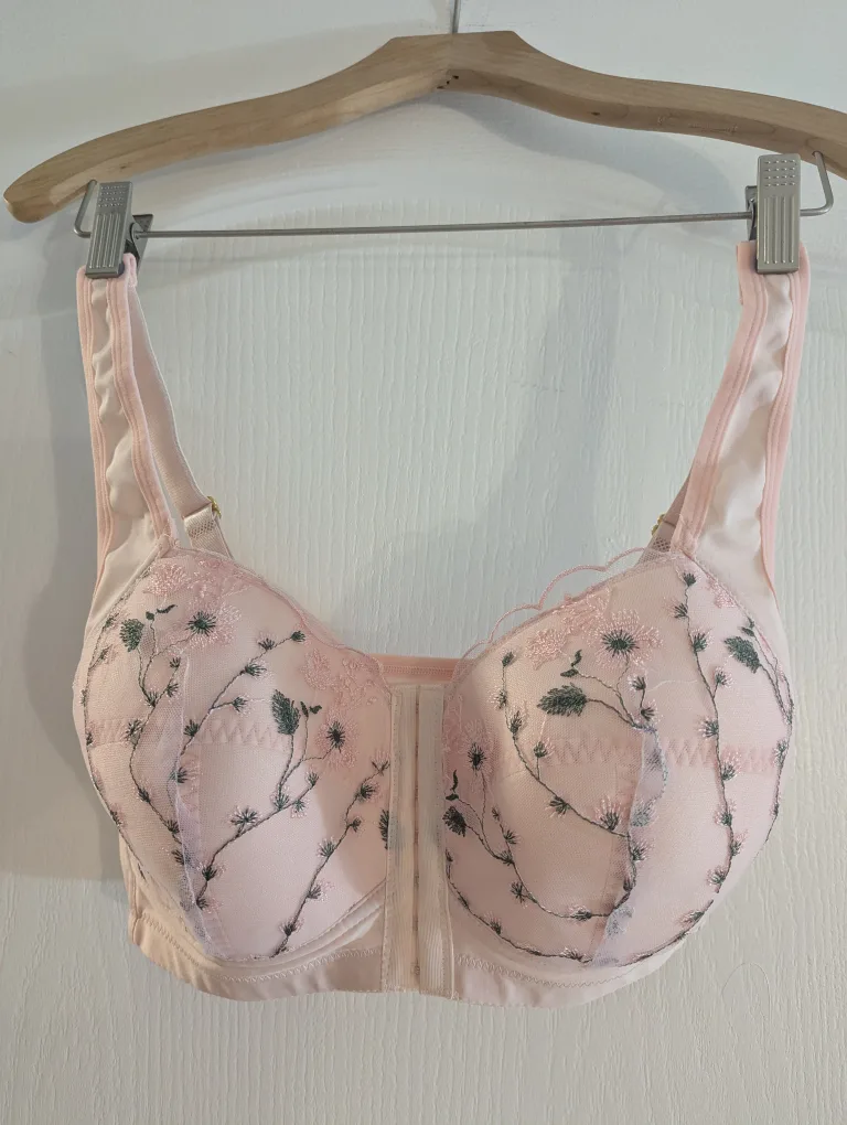 New Floral Bra, Light Pink 40D thumbnail