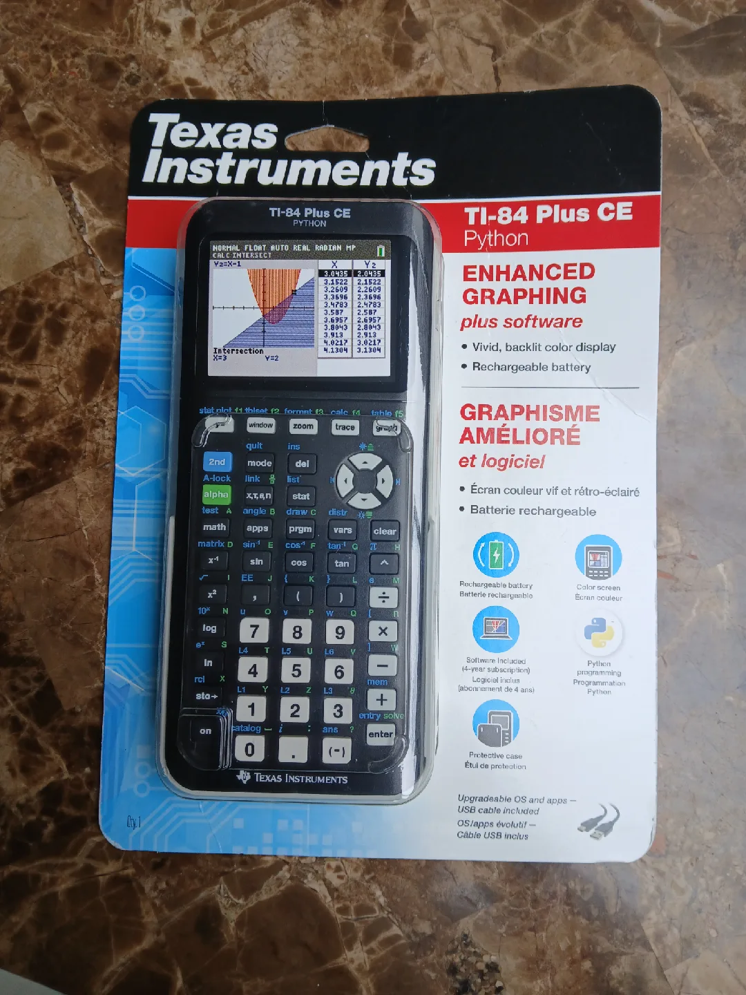 New TI-84 Plus CE Python Graphing Calculator