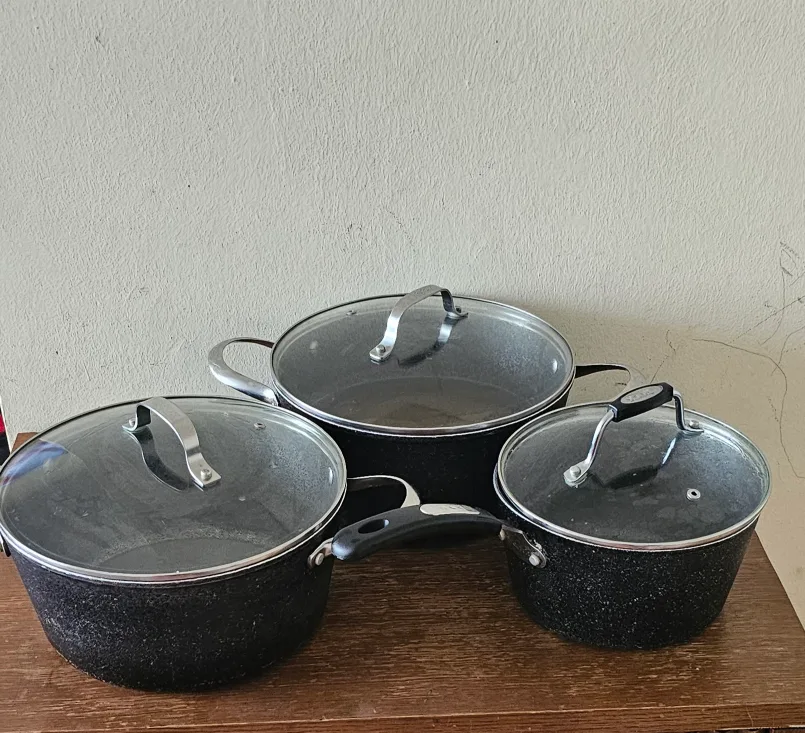 Lagostina Black Speckled Cookware Set thumbnail