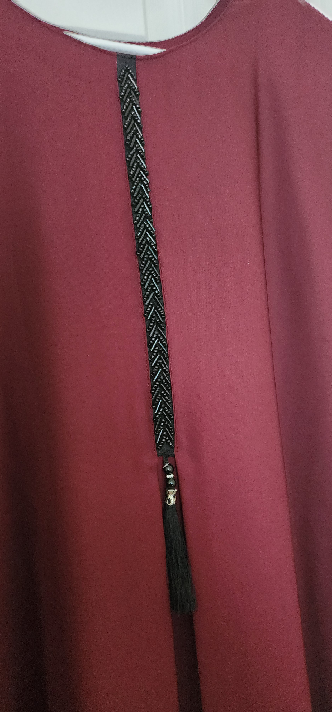 Brand New Maroon Abaya – Size 56 – Made in Dubai - photo 4