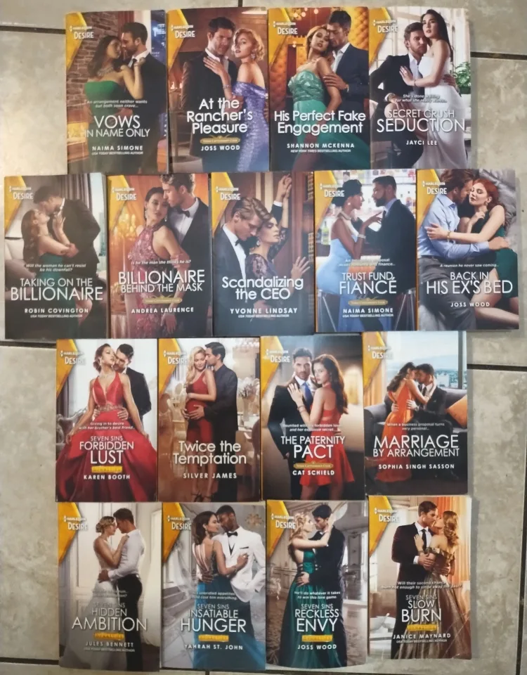 Harlequin Desire Romance Novels - Various Titles thumbnail