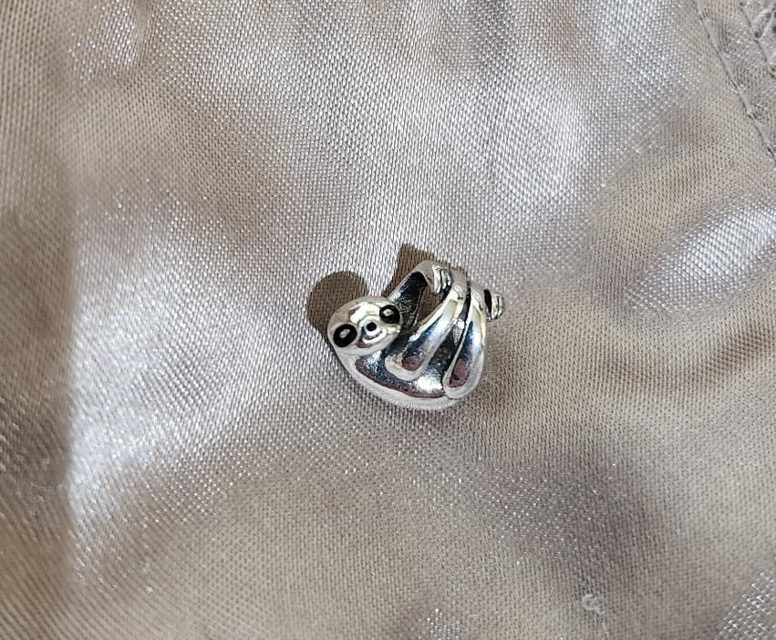 Sloth Charm "Good Things Take Time"