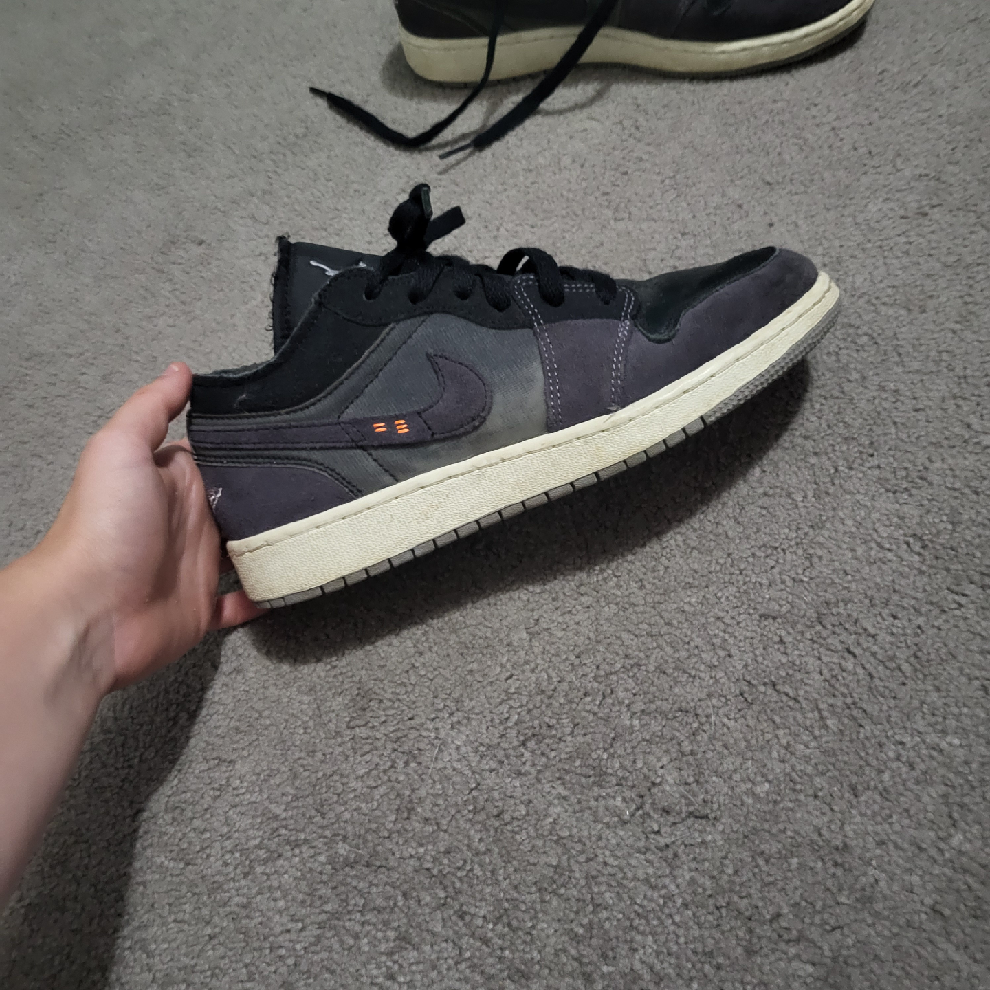 Nike Air Jordan 1 Low SE Craft Black - photo 4