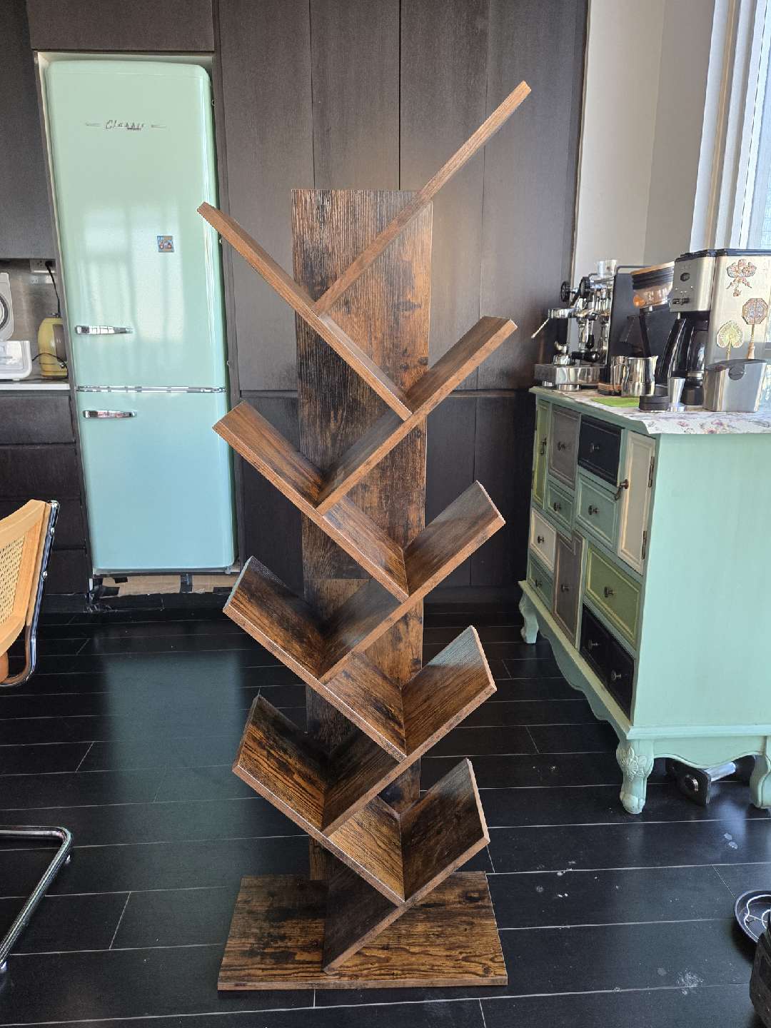 Unique Wooden Book Tree Bookshelf