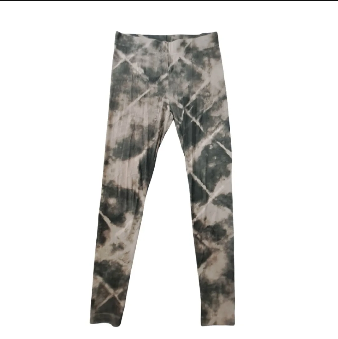 George Ladies' Grey Tie-Dye Leggings - Size M thumbnail