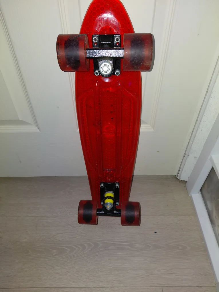 Red Penny Board Skateboard thumbnail