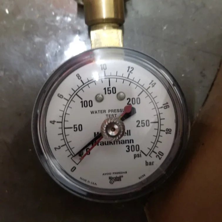 Honeywell Braukmann Water Pressure Test Gauge thumbnail