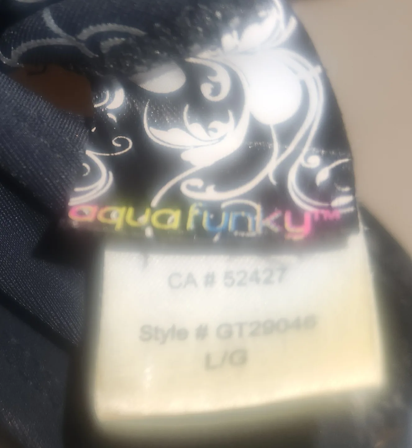 Aqua Funky Black Bikini Set Size L/G image indicator(2)