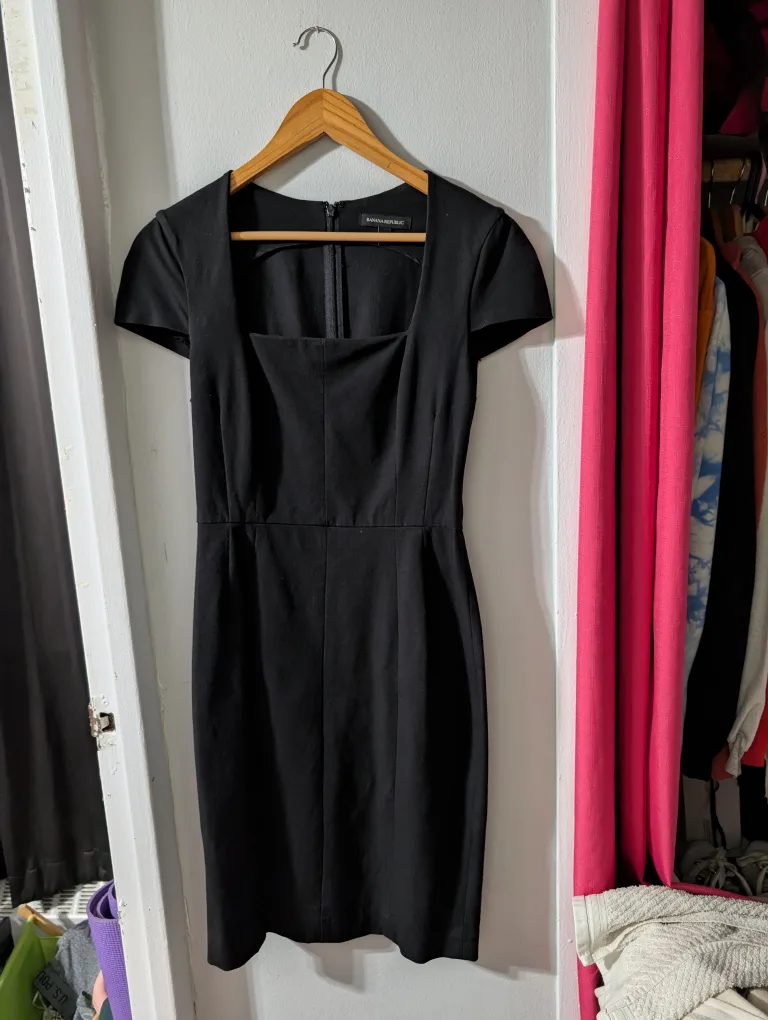 Banana Republic Black Dress - Size 4 thumbnail