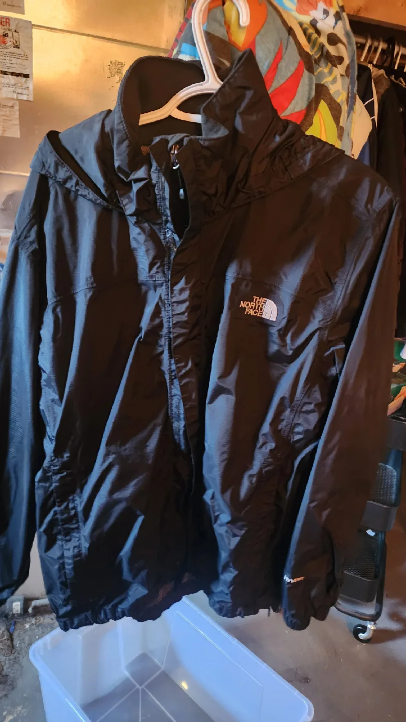 The North Face Black Windbreaker Jacket - Men's Medium thumbnail