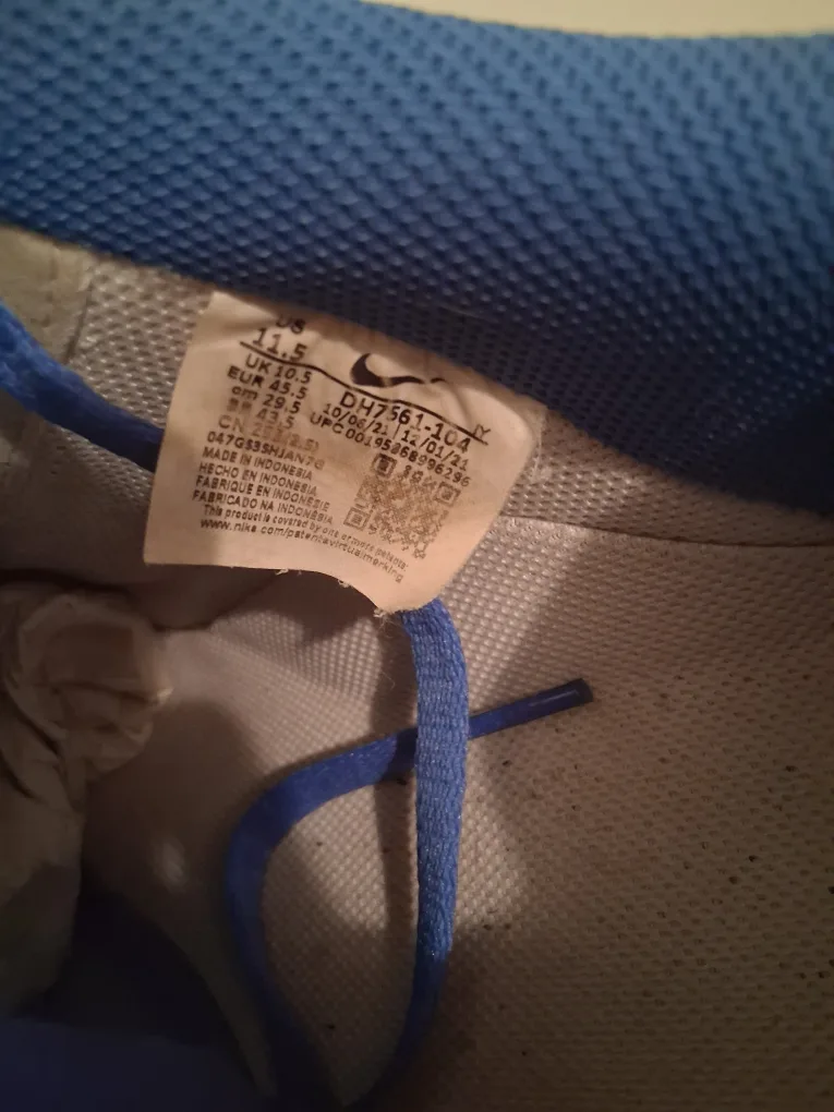Air Force 1  White/Blue 11.5 image indicator(3)