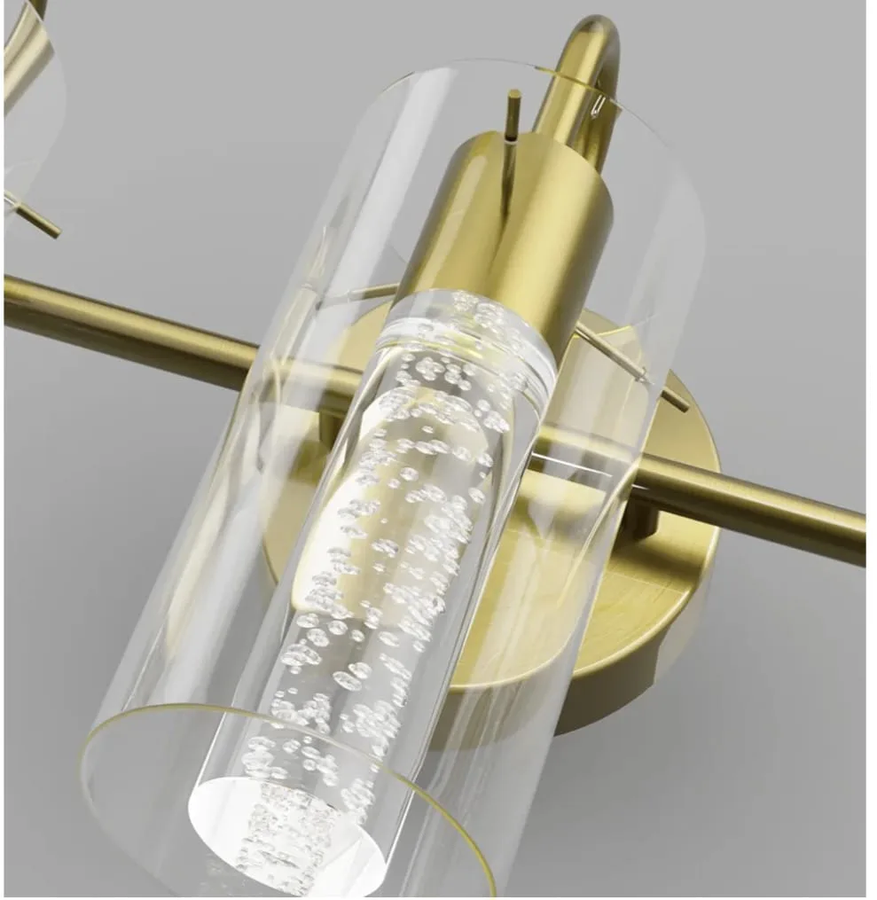 Gold Bathroom Vanity Light Fixture - 3 Light image indicator(6)