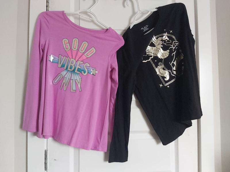 The Children's Place Girls Long Sleeve Shirts - Size 10/12 - photo 2